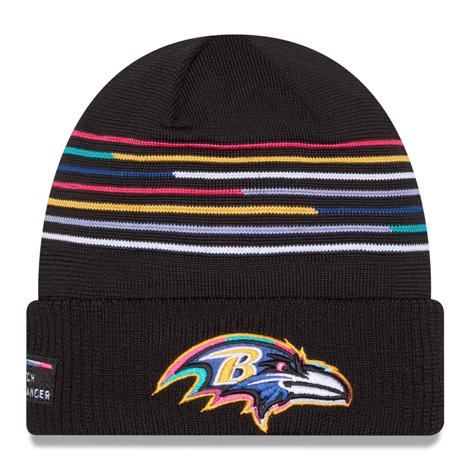 Baltimore Ravens 2025 NFL Crucial Catch New Era Knit Hat