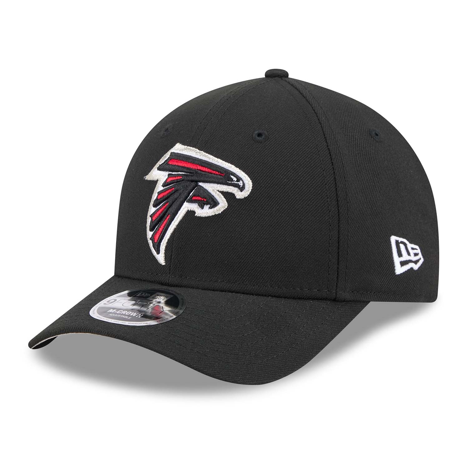 Atlanta Falcons NFL Team Logo New Era 9FORTY M-Crown Snapback Cap Schwarz