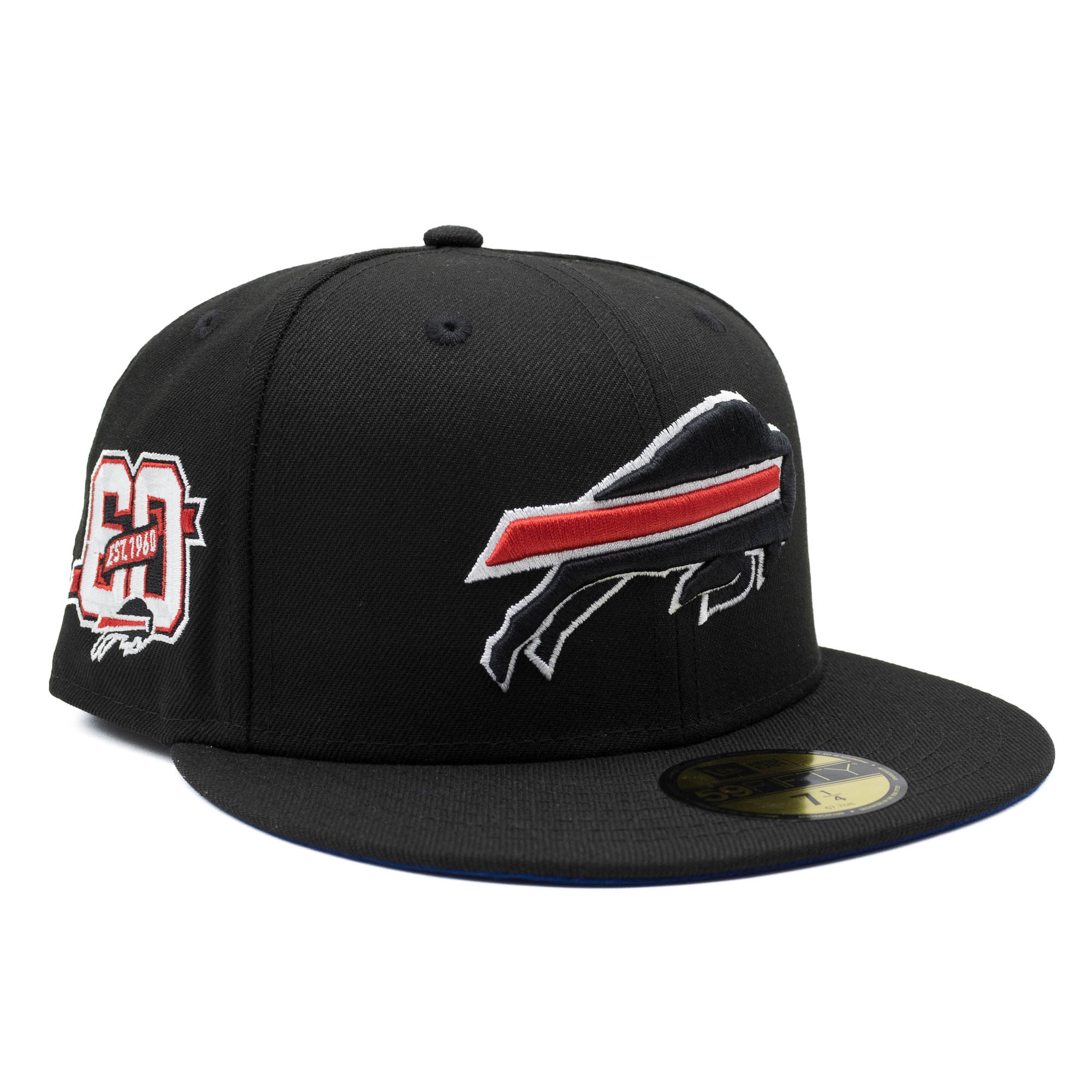 Buffalo Bills 60th Anniversary New Era 59FIFTY Fitted NFL Cap Black