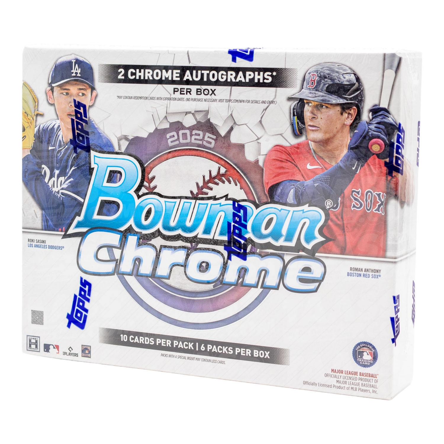 2025 Bowman Chrome Baseball MLB Hobby Box