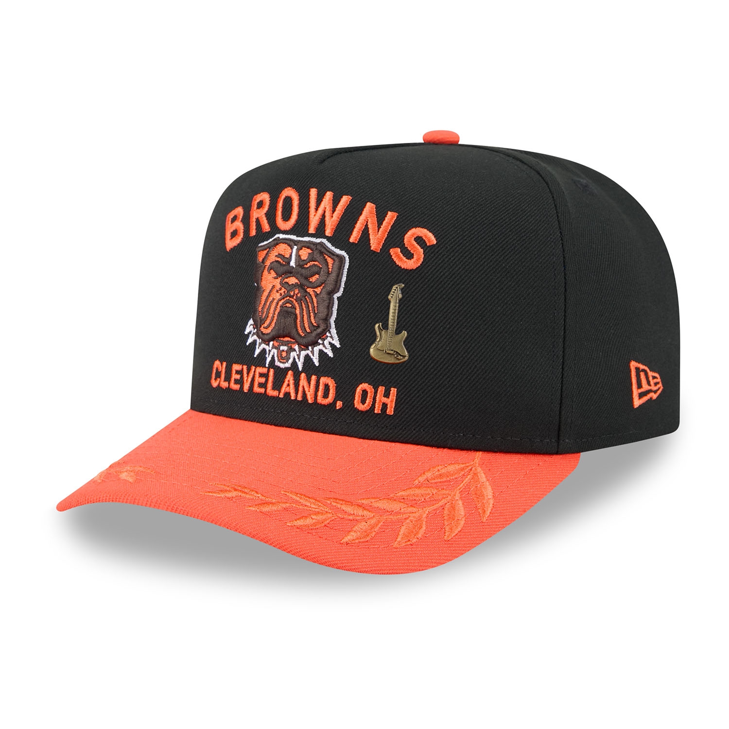 Cleveland Browns 2025 NFL Draft New Era 59FIFTY A-Frame Fitted Cap Schwarz