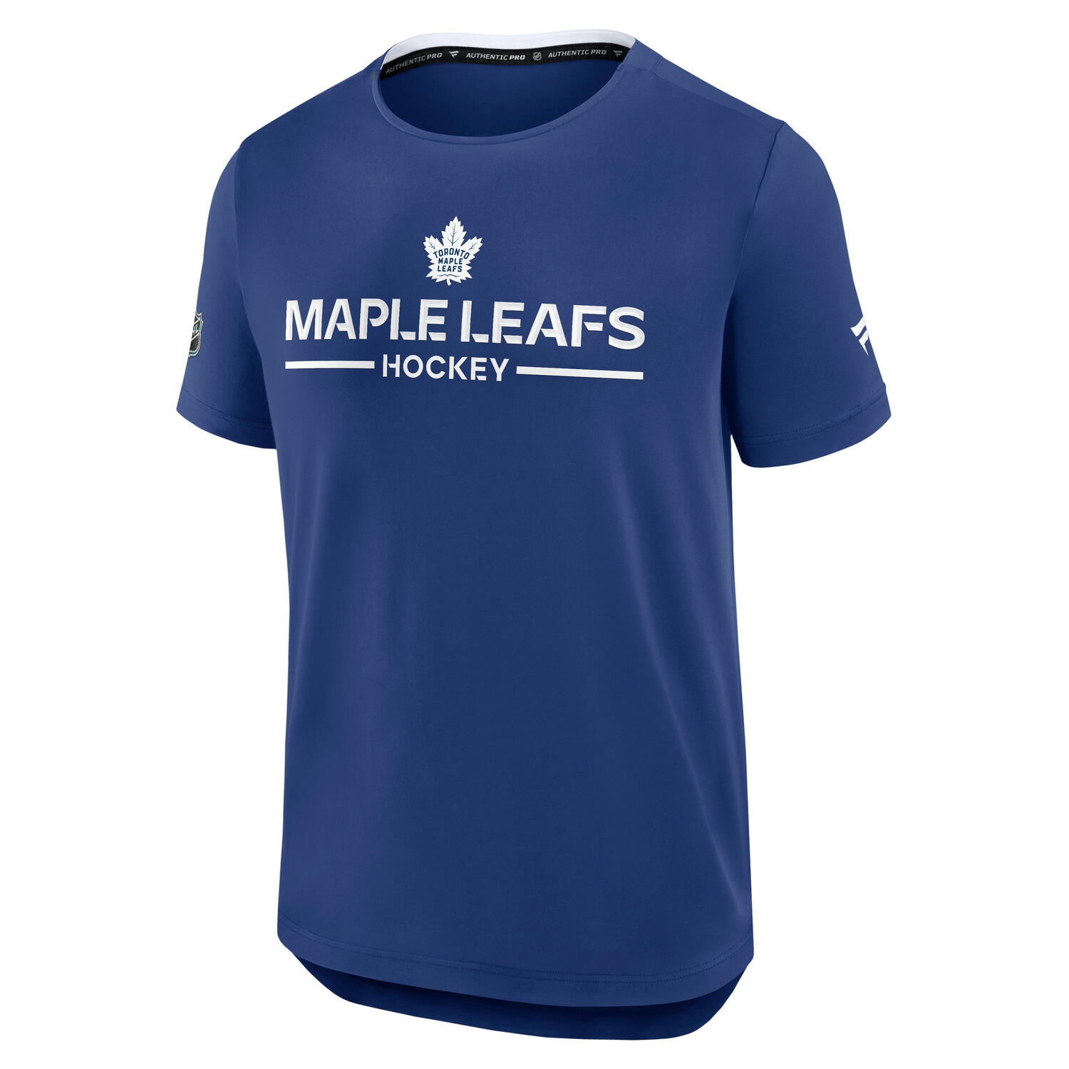 Toronto Maple Leafs 2025/26 Authentic Pro Rink Tech NHL T-Shirt Blue