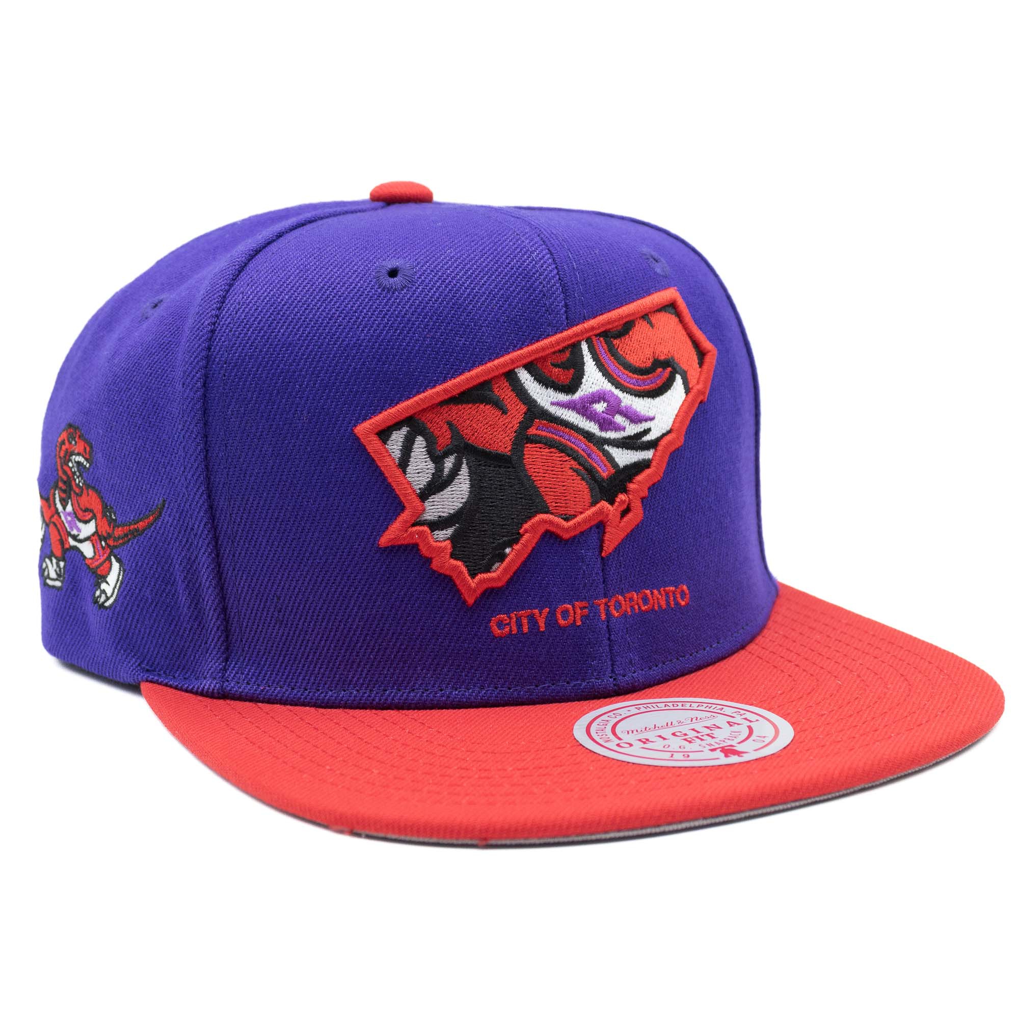 Toronto Raptors City Insider Mitchell & Ness Snapback NBA Cap