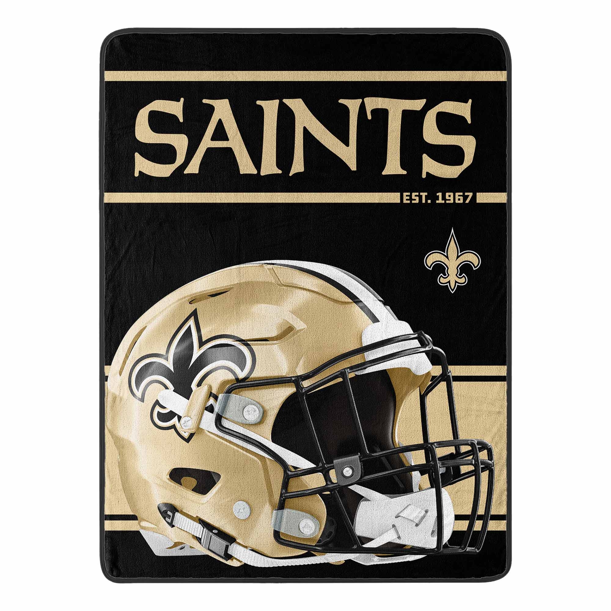 New Orleans Saints Run Super Plush NFL Decke