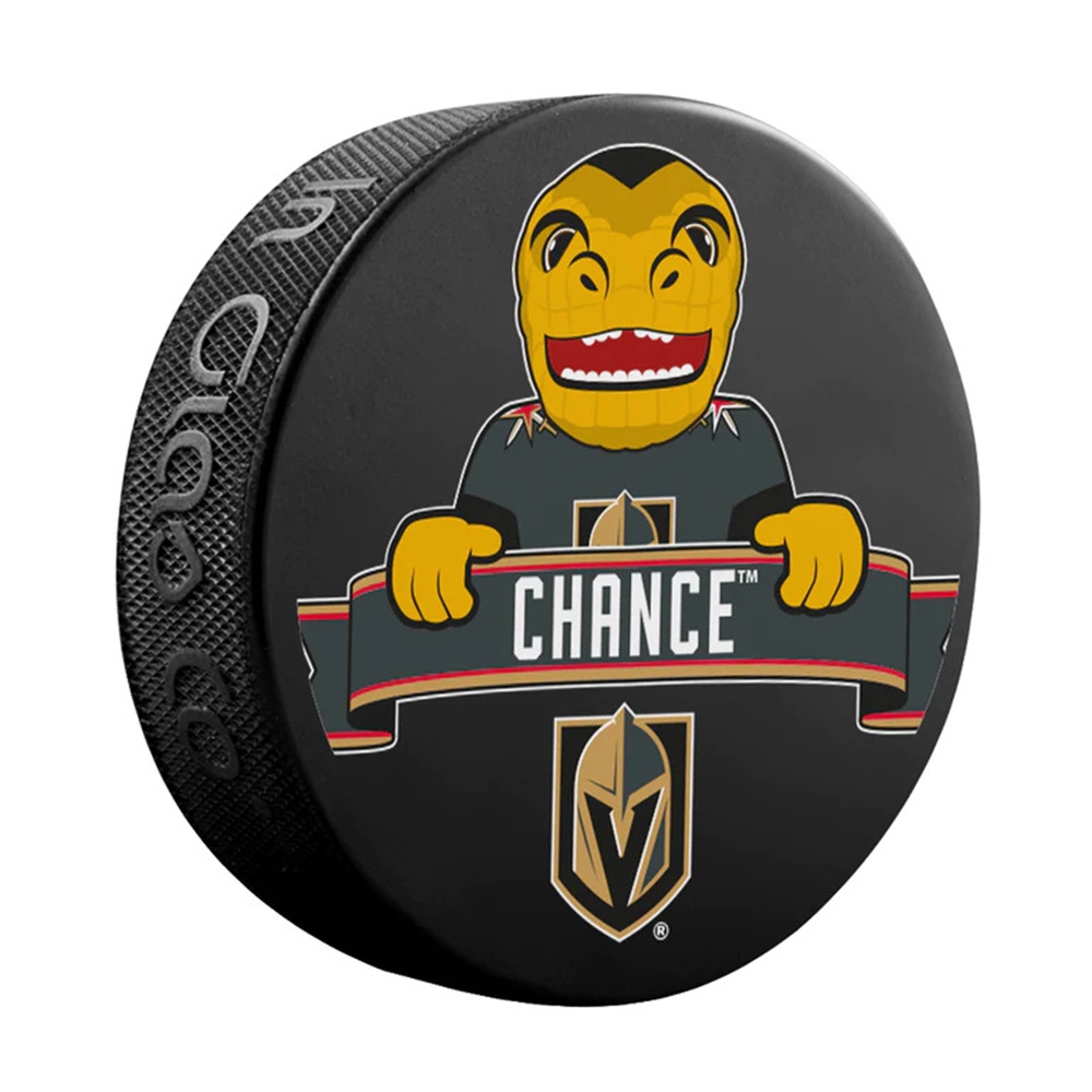 Vegas Golden Knights Chance Mascot NHL Souvenir Puck