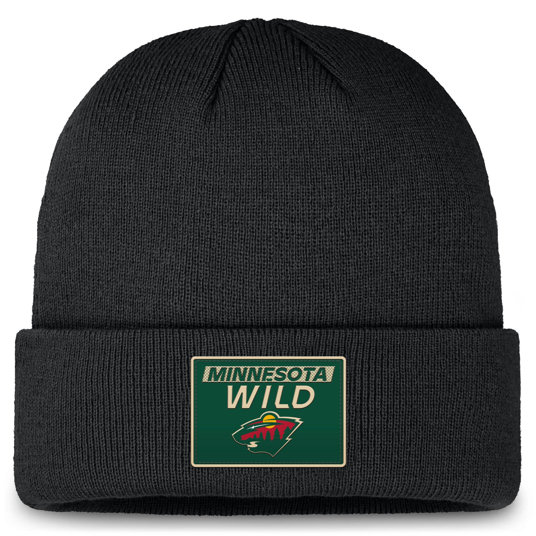 Minnesota Wild 2024/25 NHL Authentic Pro Beanie Wintermütze Schwarz