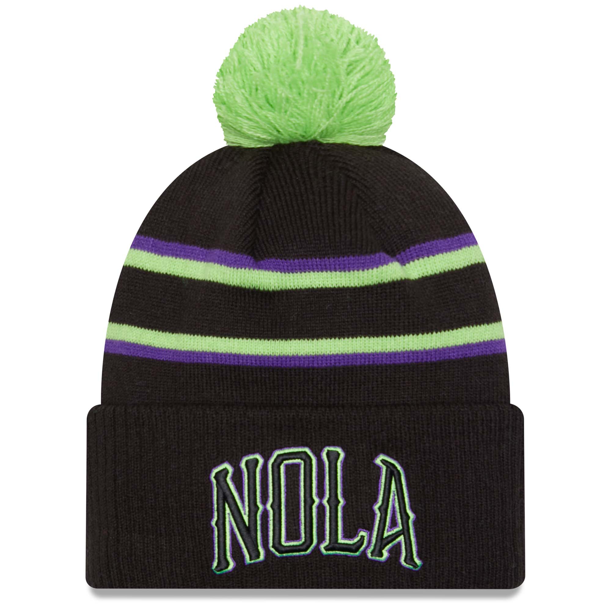 New Orleans Pelicans 2023 NBA City Edition New Era Wintermütze