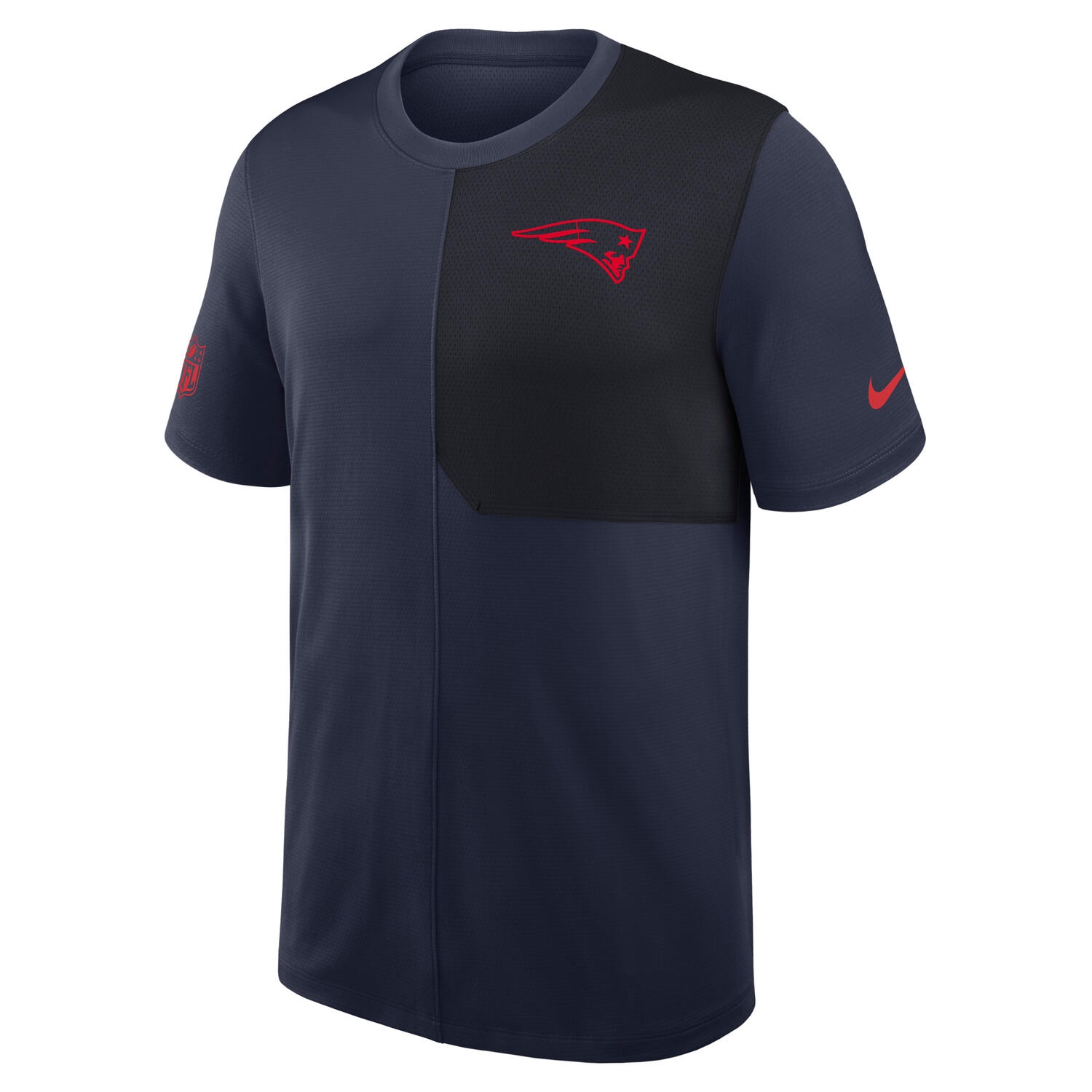 New England Patriots 2025 NFL Sideline Nike Dri-FIT Coach UV Top Navy