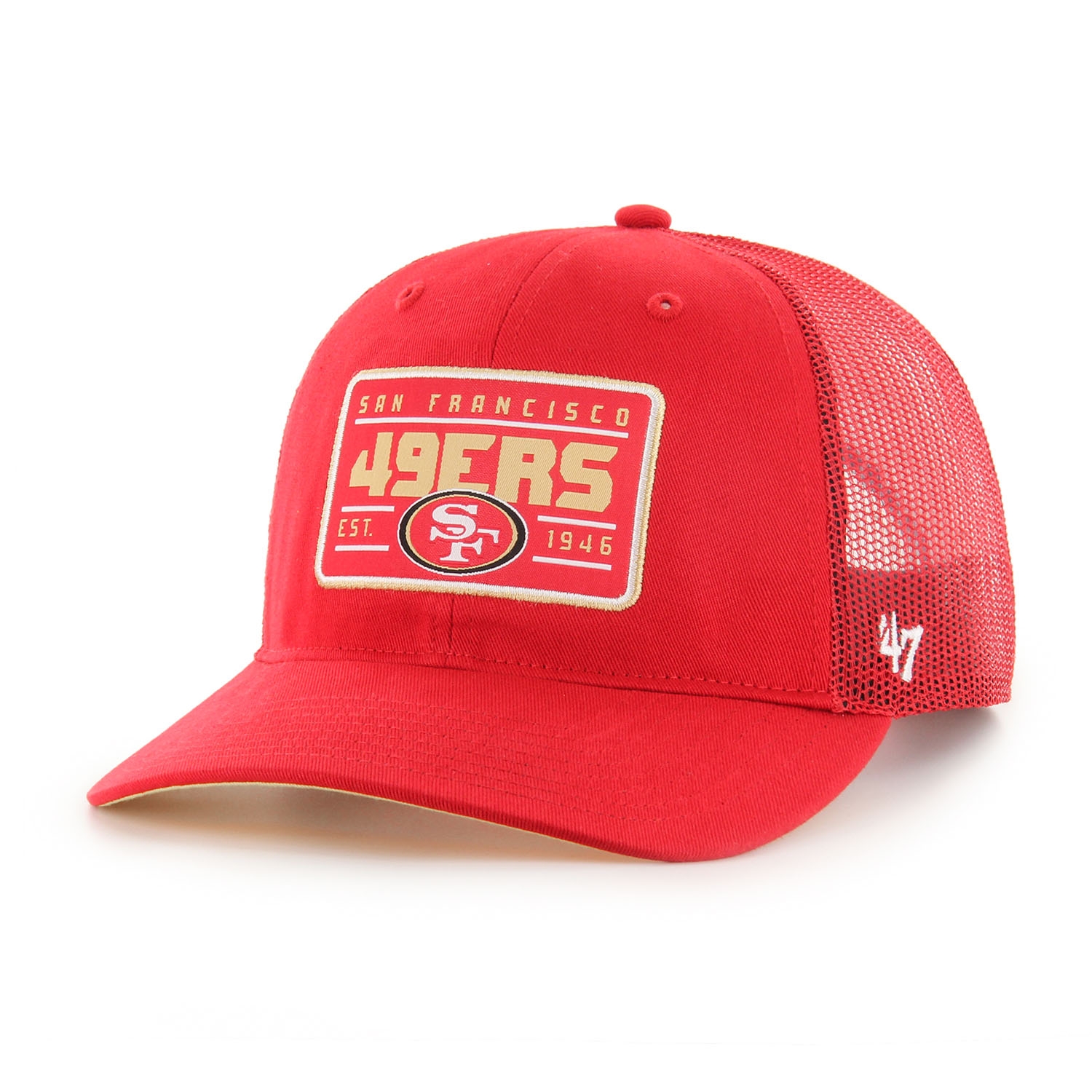San Francisco 49ers Hardline '47 Trucker Snapback NFL Cap Rot