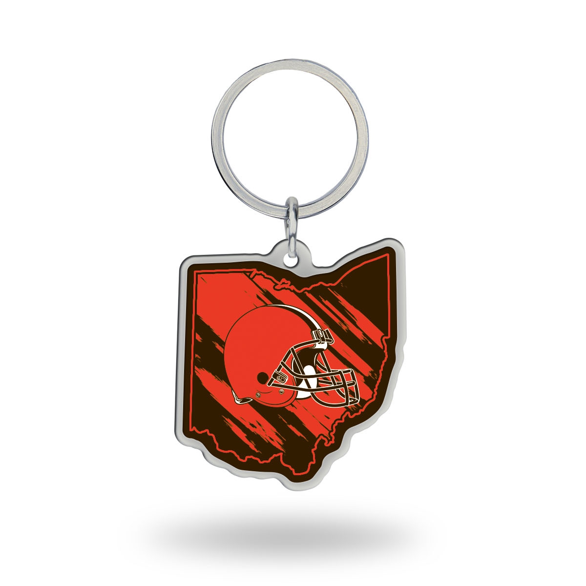 Cleveland Browns State Shaped NFL Schlüsselanhänger