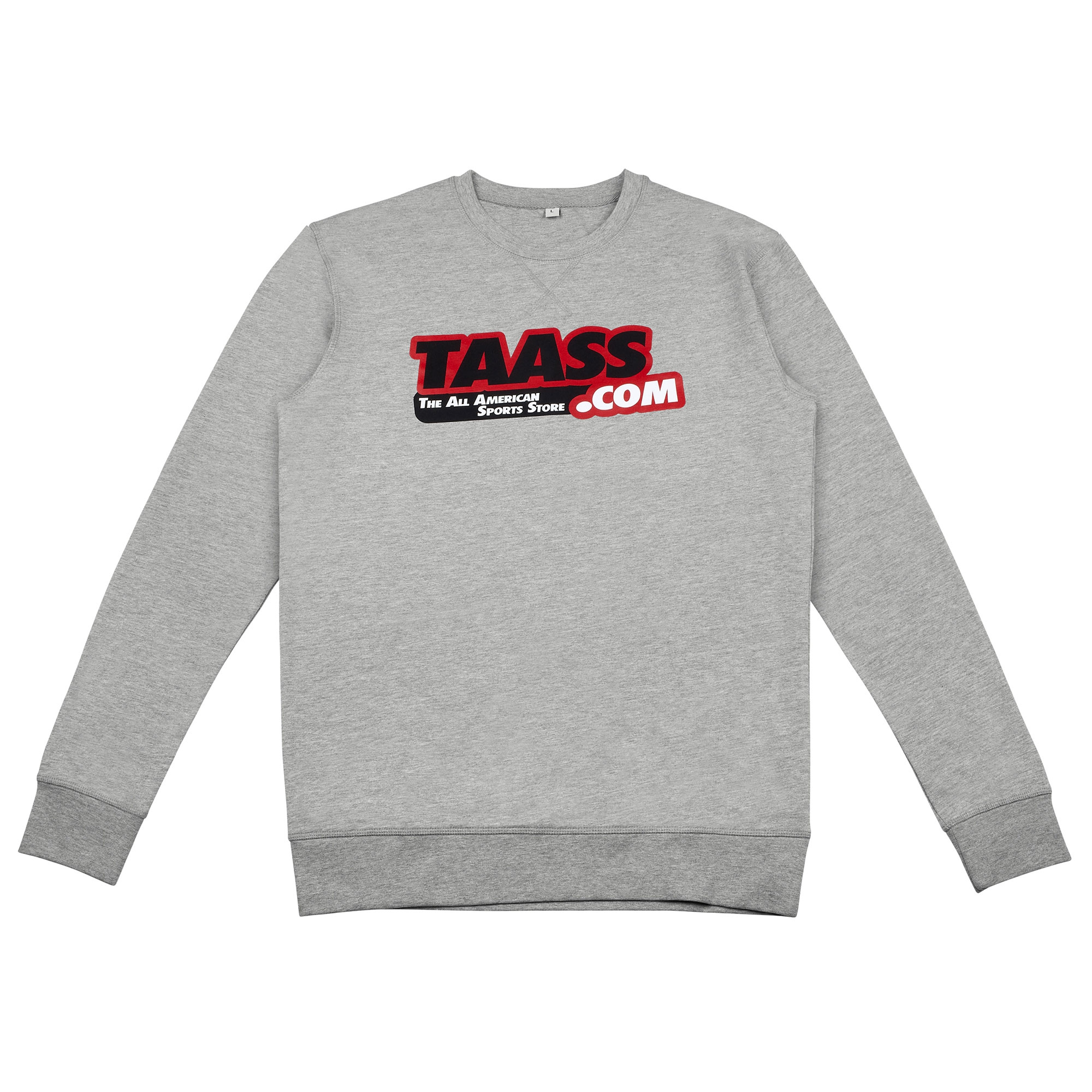 TAASS.com Logo Crewneck Pullover Grey