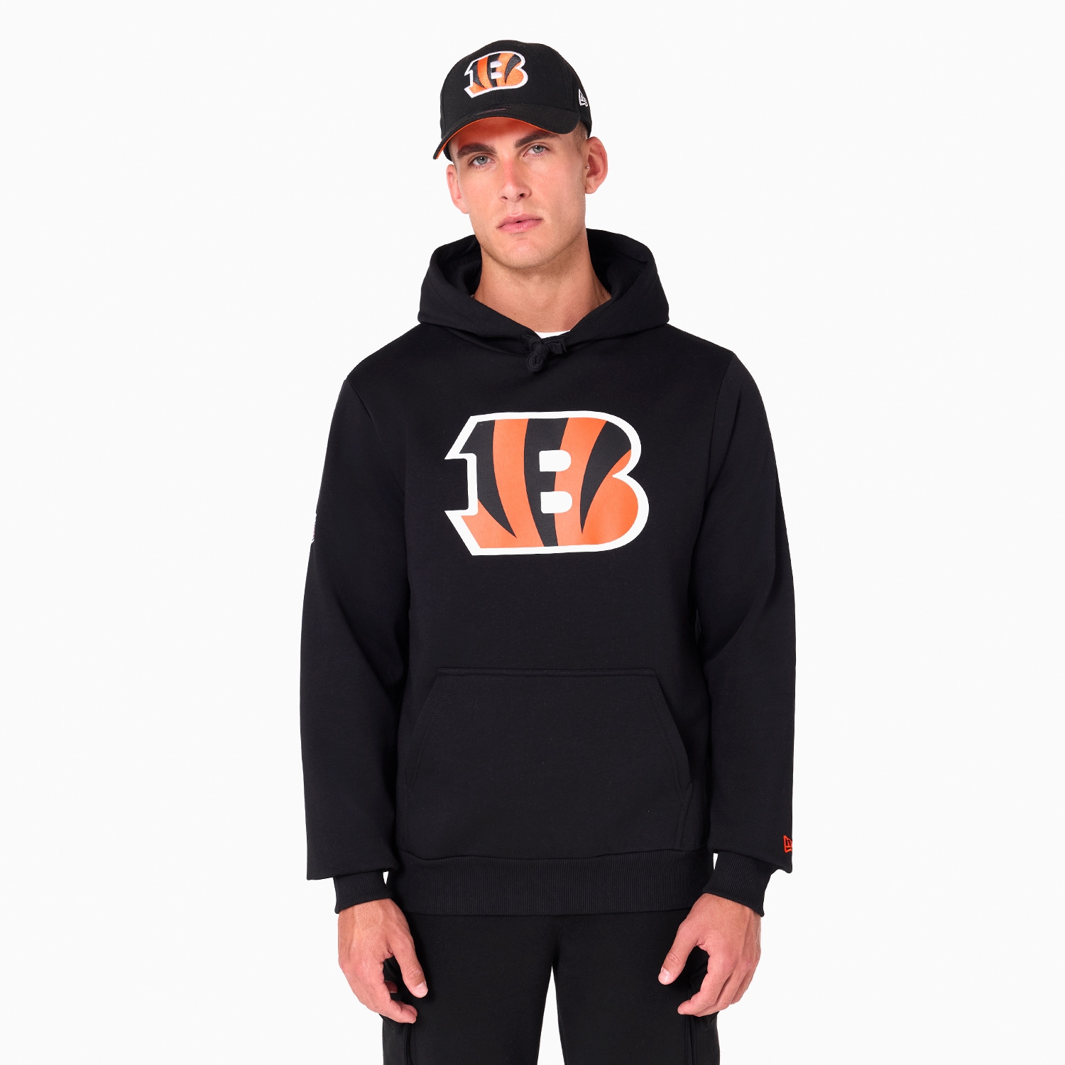 Cincinnati Bengals Logo Hoodie NFL Sweatshirt Schwarz