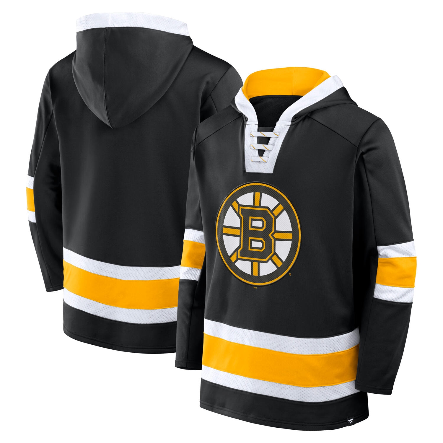 Boston Bruins Laced NHL Hoodie Black