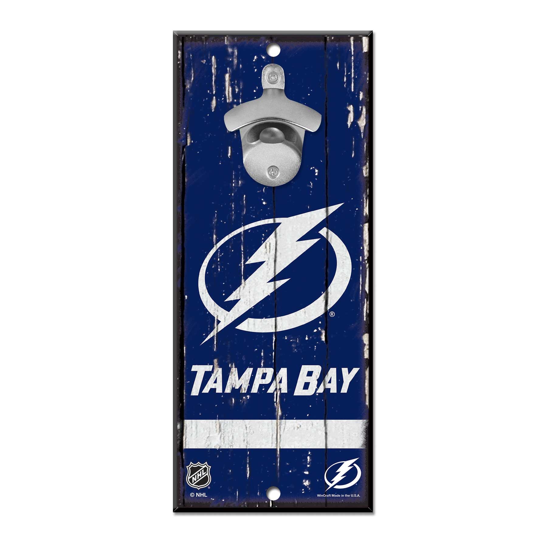Tampa Bay Lightning WinCraft NHL Bottle Opener Sign