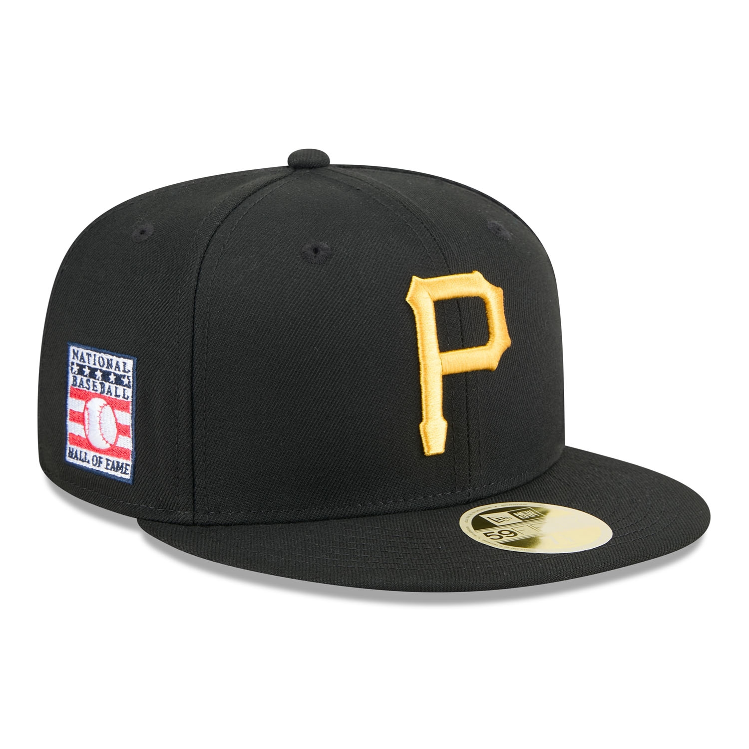 Pittsburgh Pirates 2025 MLB Hall of Fame 59FIFTY Fitted Cap Schwarz