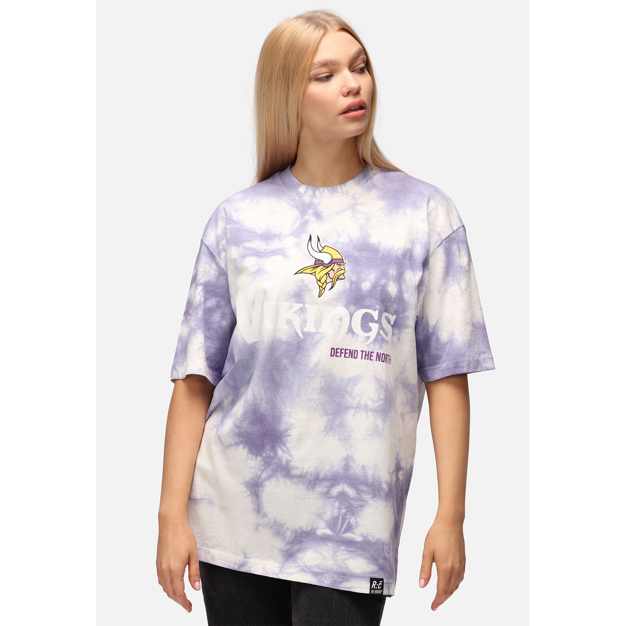 Minnesota Vikings Tie-Dye Recovered Relaxed NFL T-Shirt