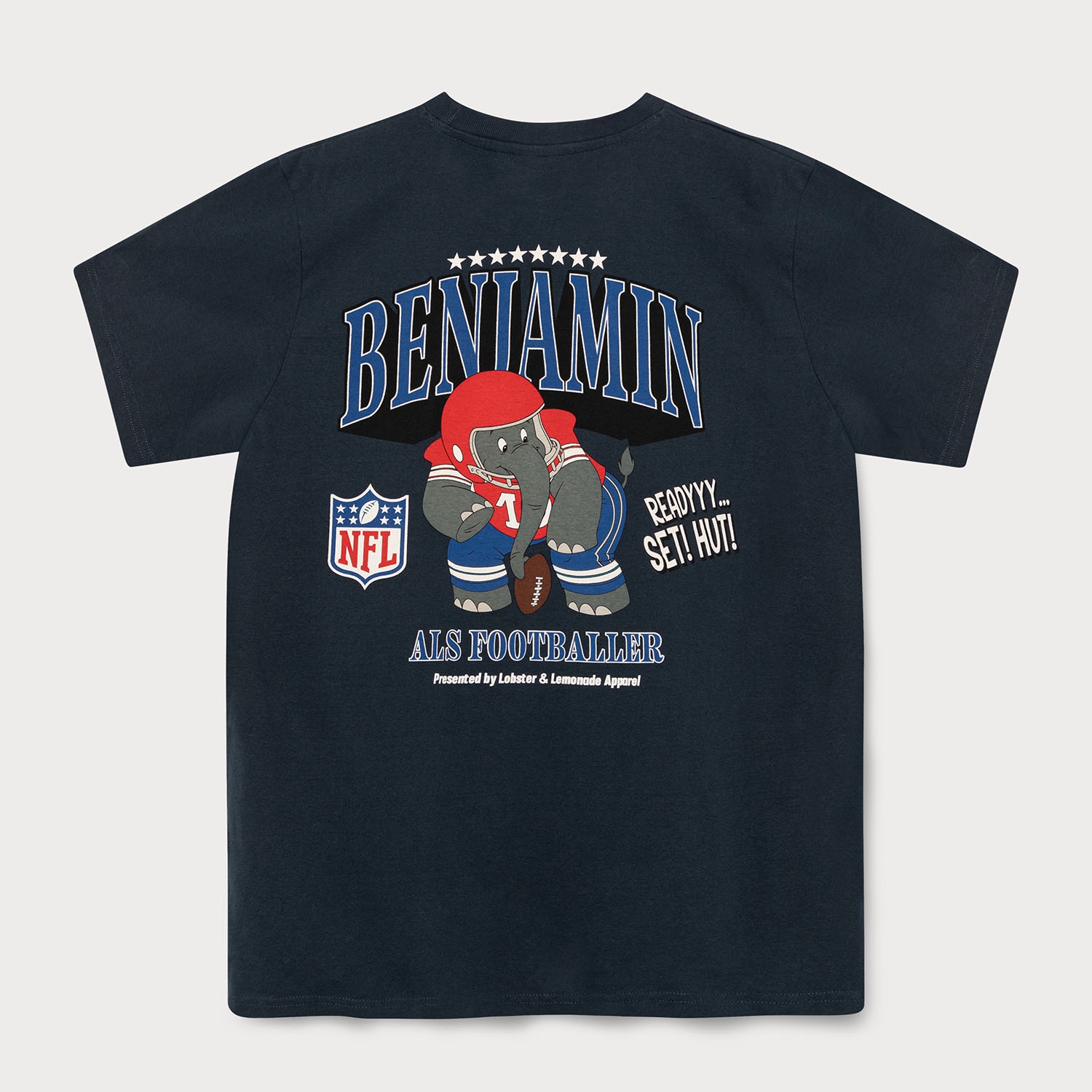 Benjamin als Footballer L&L '16 Park NFL T-Shirt Navy (KIDS)