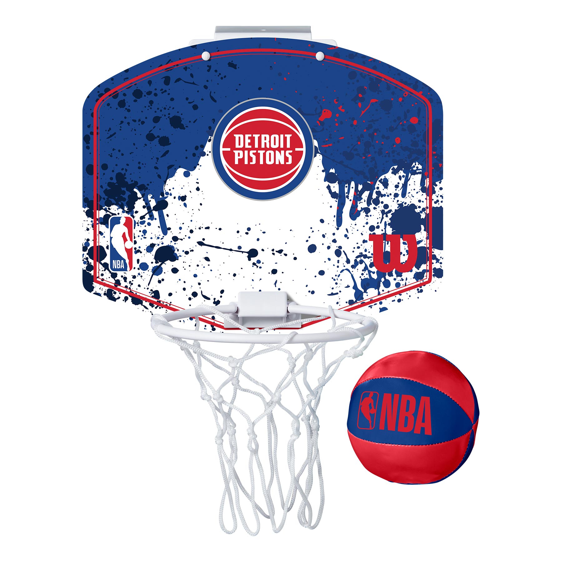 Detroit Pistons Wilson DRV NBA Mini Hoop Set
