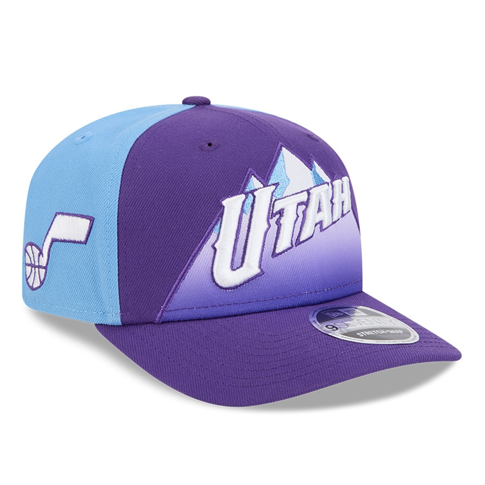 Utah Jazz 2024 NBA City Edition New Era Stretch-Snap 9SEVENTY Cap
