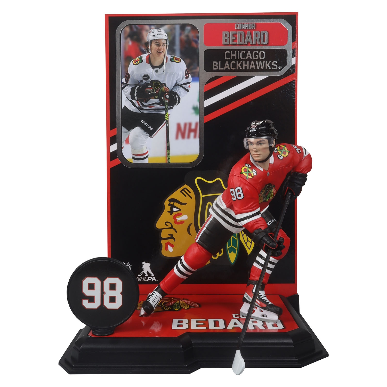 McFarlane NHL Legacy Series Figur #15 Connor Bedard Chicago Blackhawks