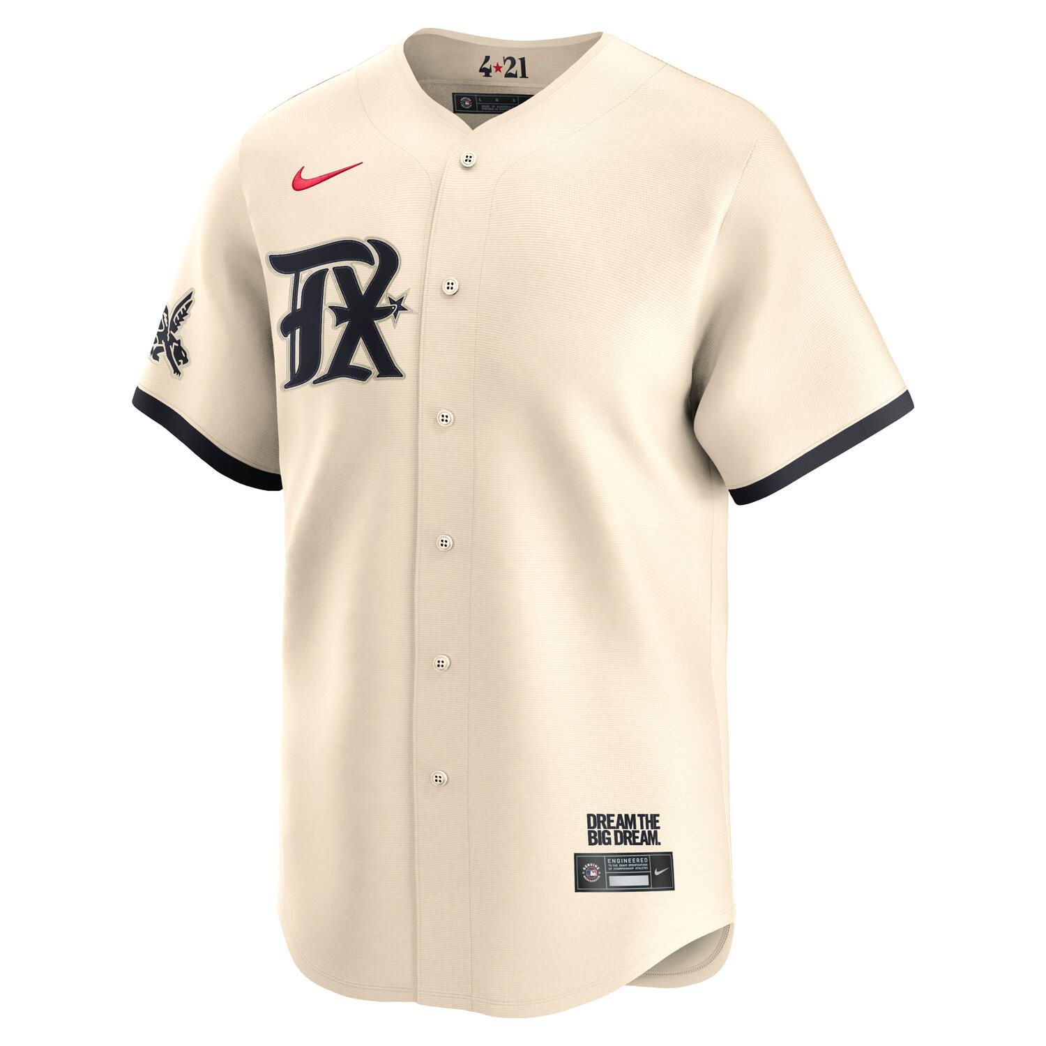 Texas Rangers City Connect Nike Limited MLB Trikot Cream