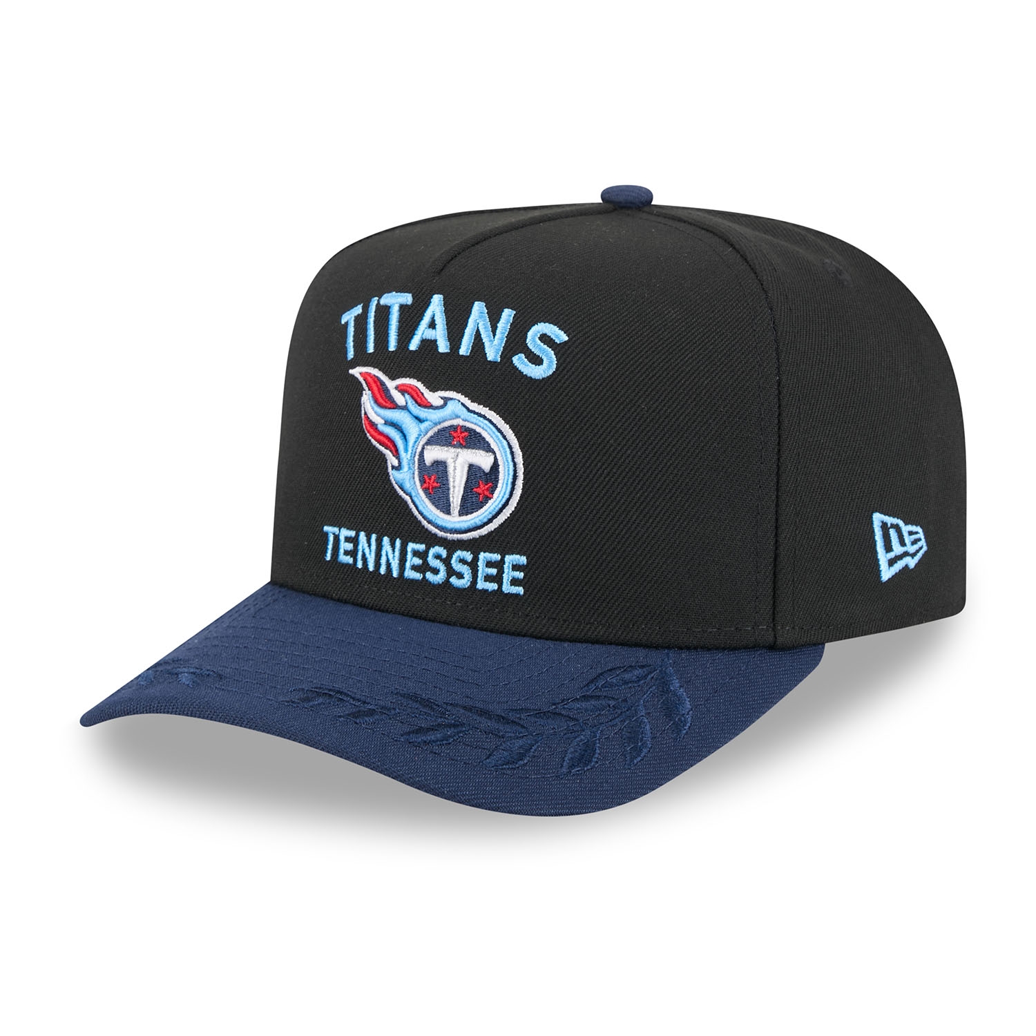 Tennessee Titans 2025 NFL Draft New Era 9FIFTY A-Frame Snapback Cap Schwarz