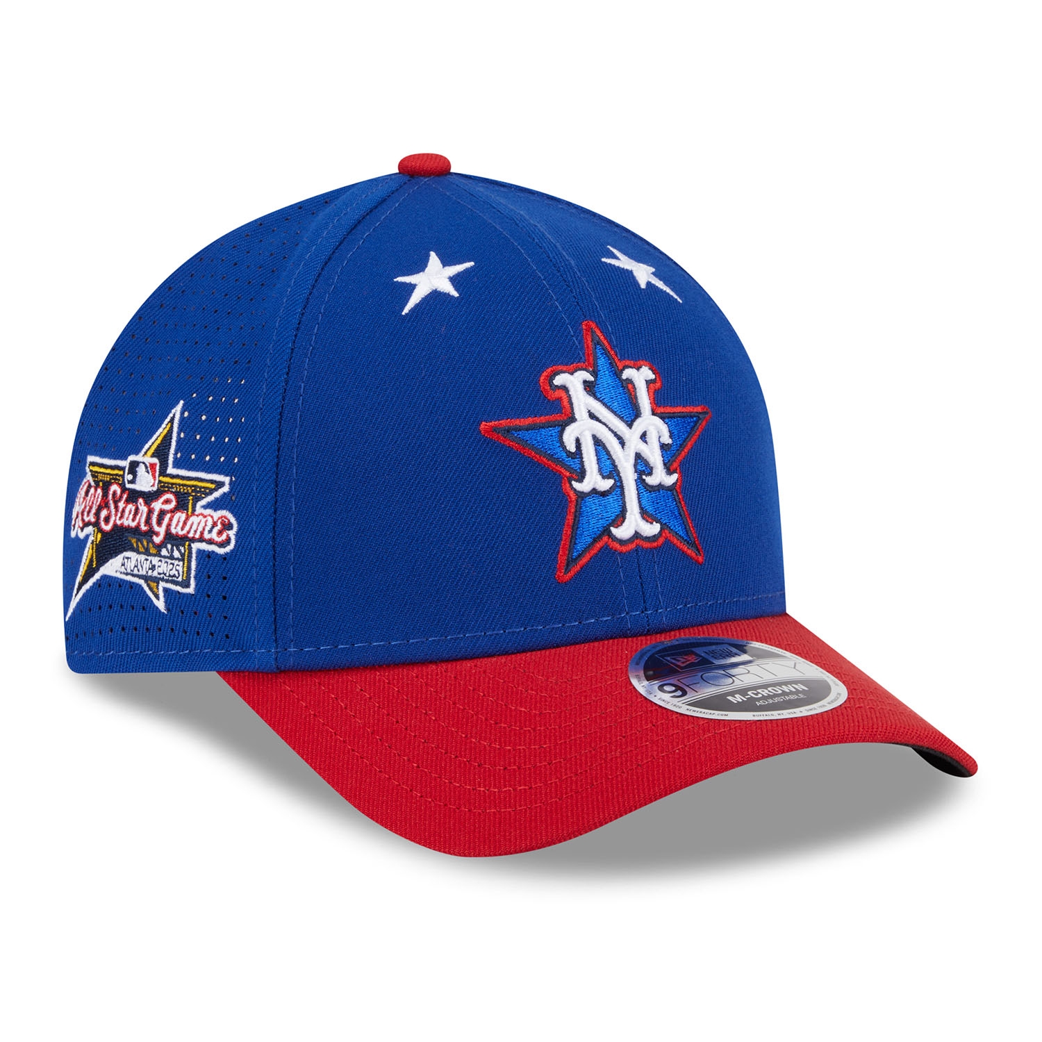 New York Mets Authentic 2025 MLB All-Star Game New Era 9FORTY M-Crown Snapback Cap