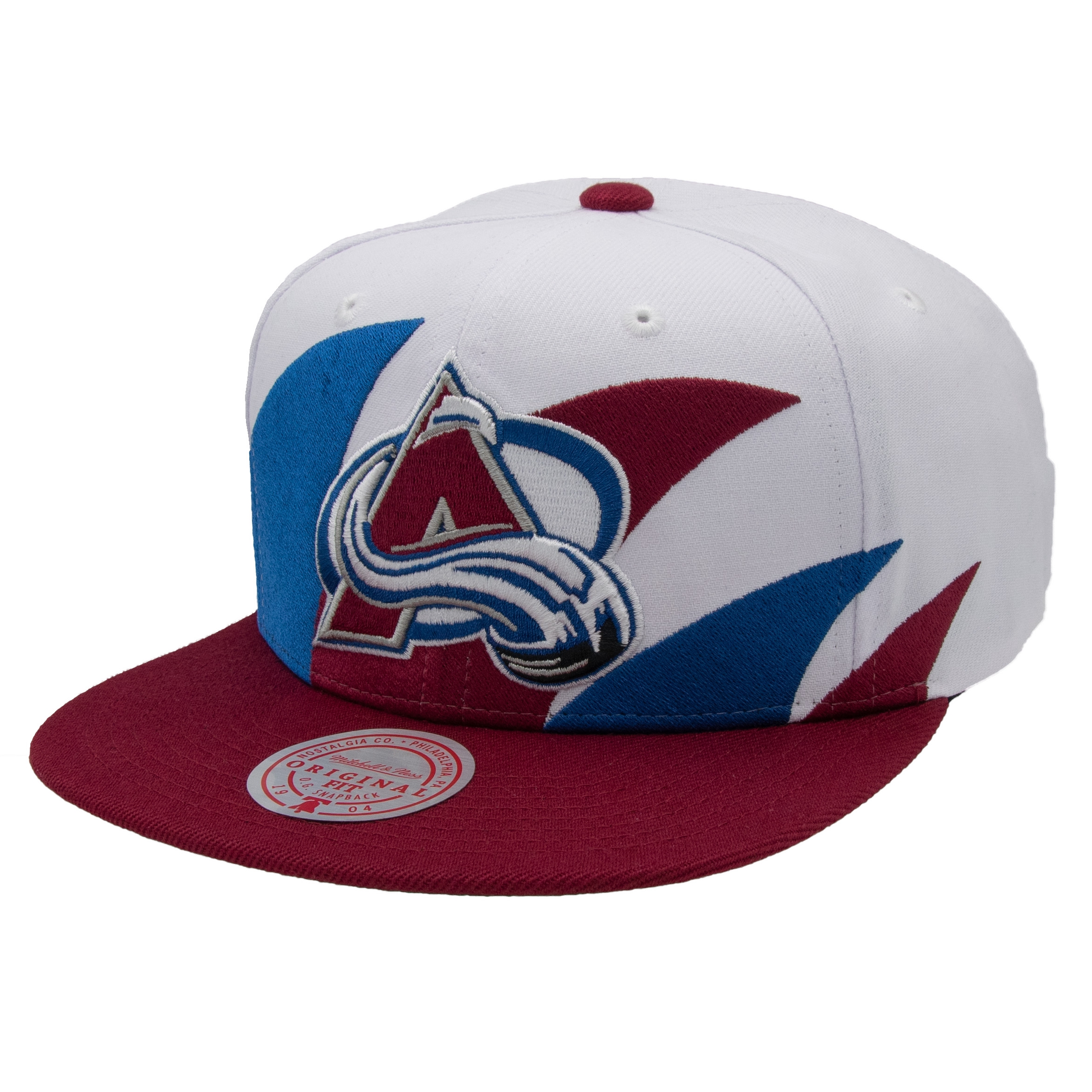 Colorado Avalanche Sharktooth 2-Tone Mitchell & Ness Snapback NHL Cap