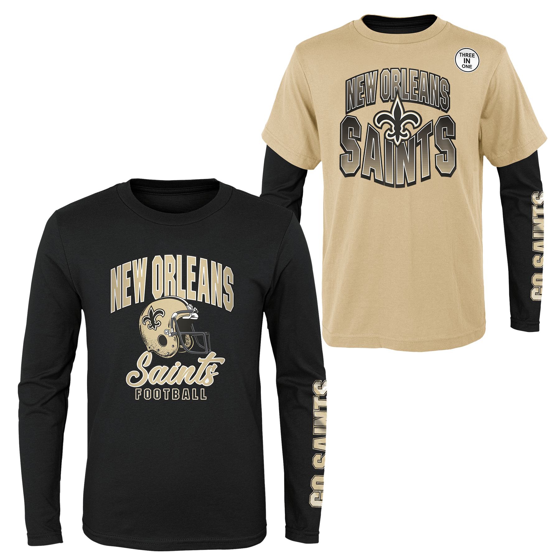 New Orleans Saints Game Day 3-in-1 Combo NFL Shirt (YOUTH)