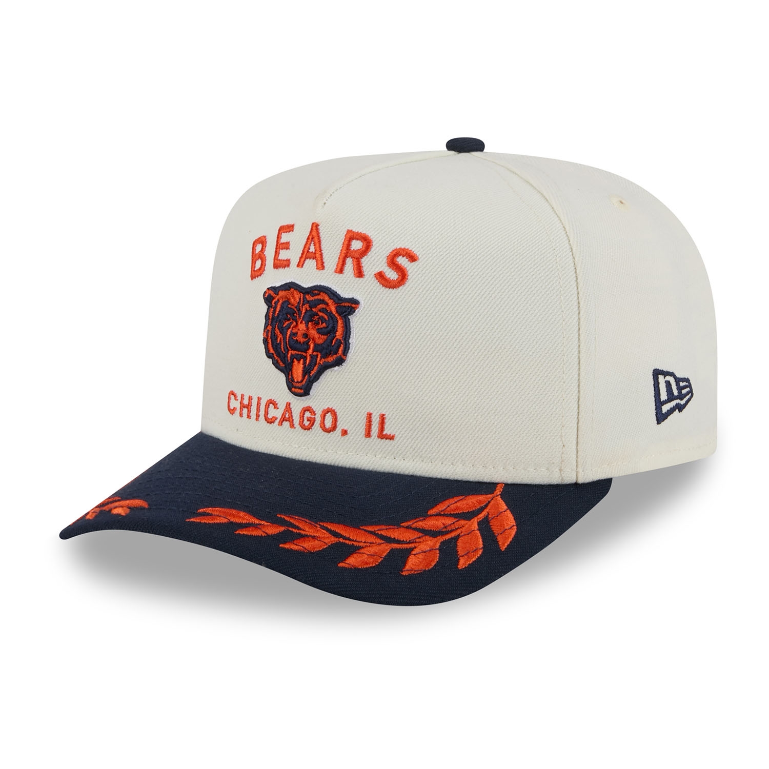 Chicago Bears 2025 NFL Draft 9FIFTY A-Frame Snapback Cap Cream