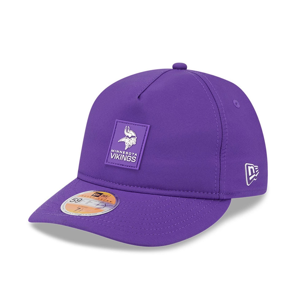 Minnesota Vikings 2025 NFL On-Field Sideline 59FIFTY A-Frame Fitted Cap Lila