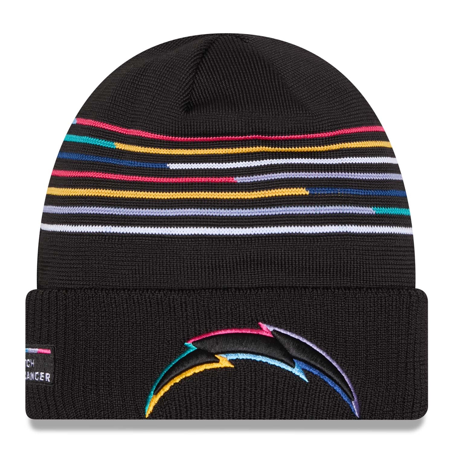 Los Angeles Chargers 2025 NFL Crucial Catch New Era Knit Hat