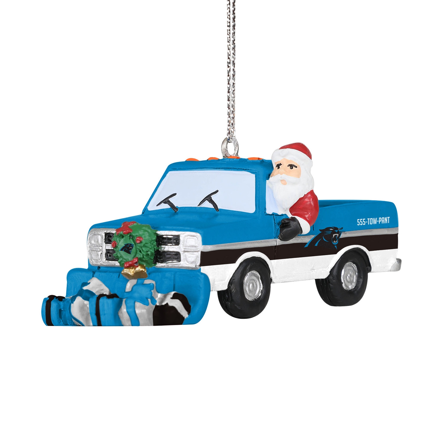 Carolina Panthers NFL Snow Plow Truck Weihnachtsanhänger