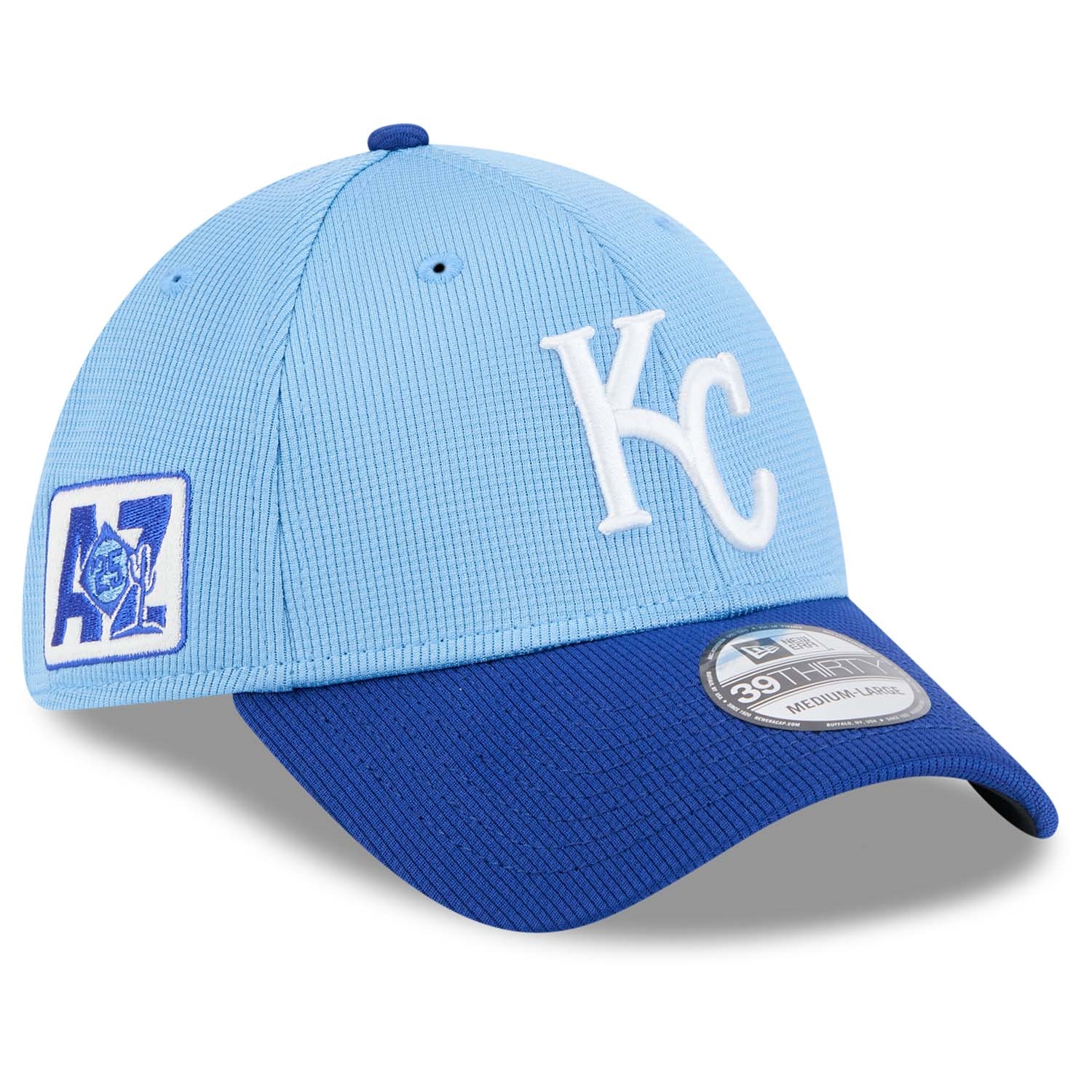 Kansas City Royals 2025 MLB Spring Training 39THIRTY Flex Cap Blau