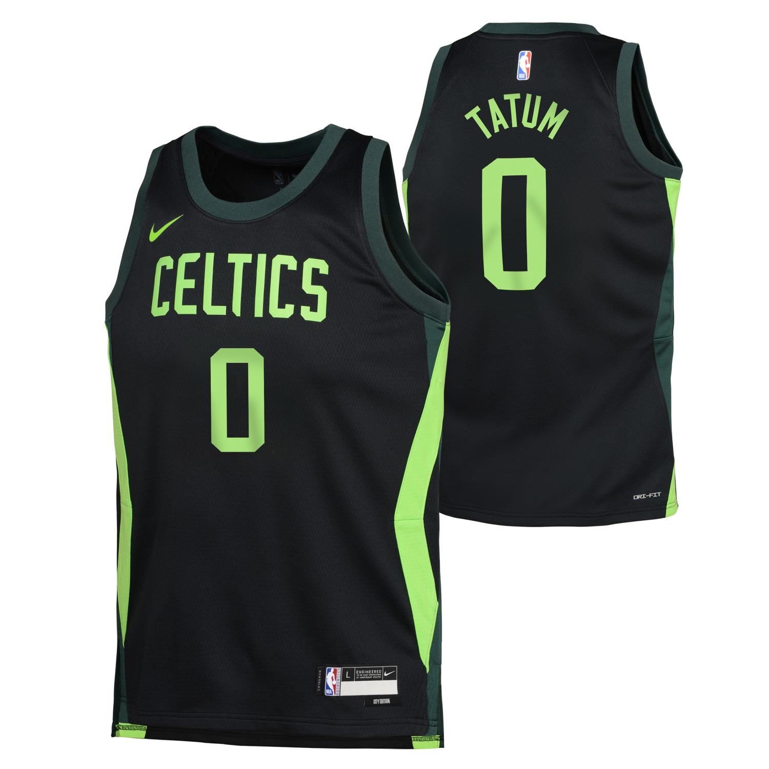 Jayson Tatum #0 Boston Celtics 2024-25 City Edition Nike Swingman NBA Trikot (YOUTH)