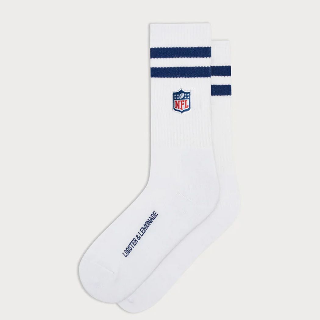 NFL Shield L&L '90 Classics NFL Crew Socken Weiß