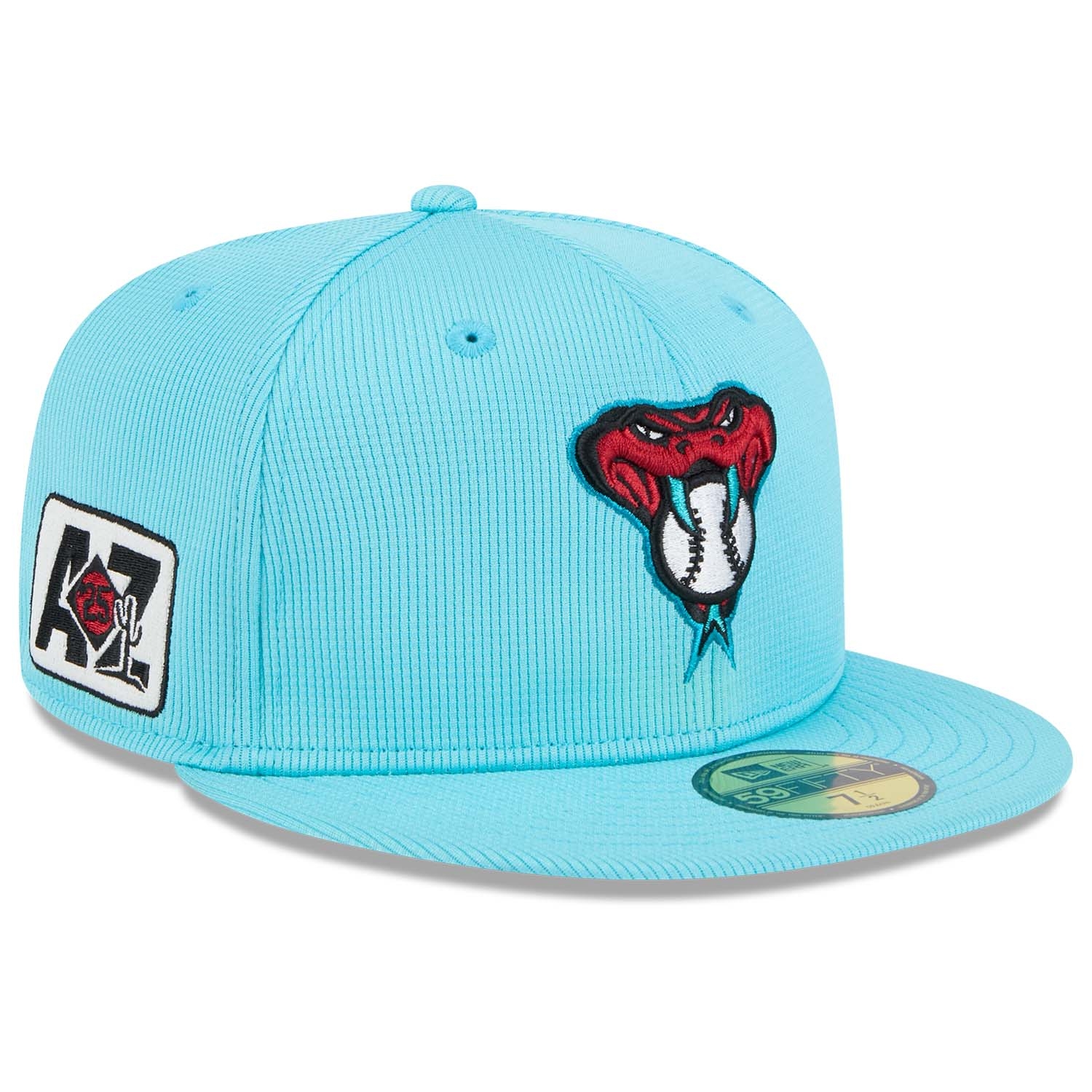 Arizona Diamondbacks 2025 MLB Spring Training 59FIFTY Fitted Cap Aqua