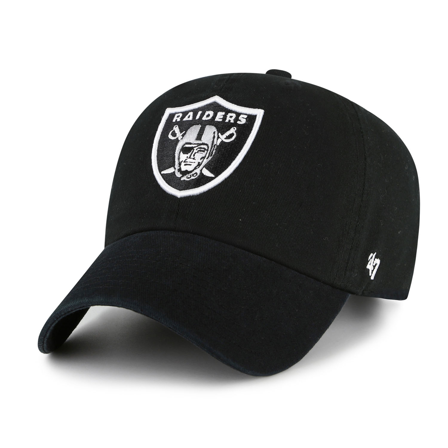 Las Vegas Raiders '47 Clean Up Adjustable NFL Cap Schwarz