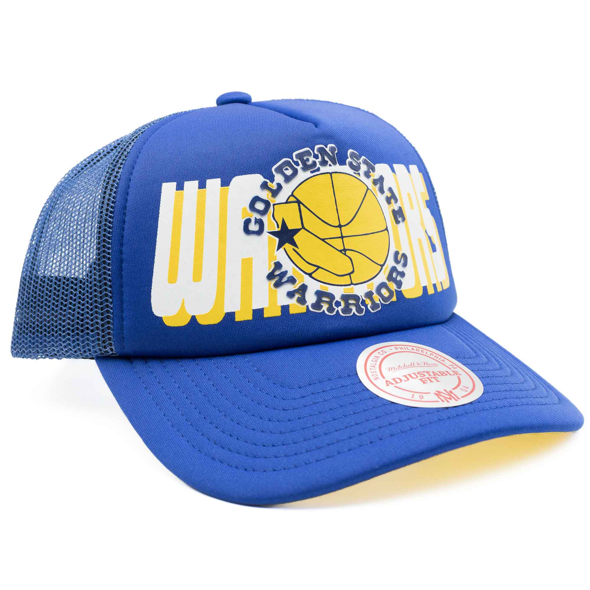 Golden State Warriors NBA Billboard Mitchell & Ness Trucker Cap