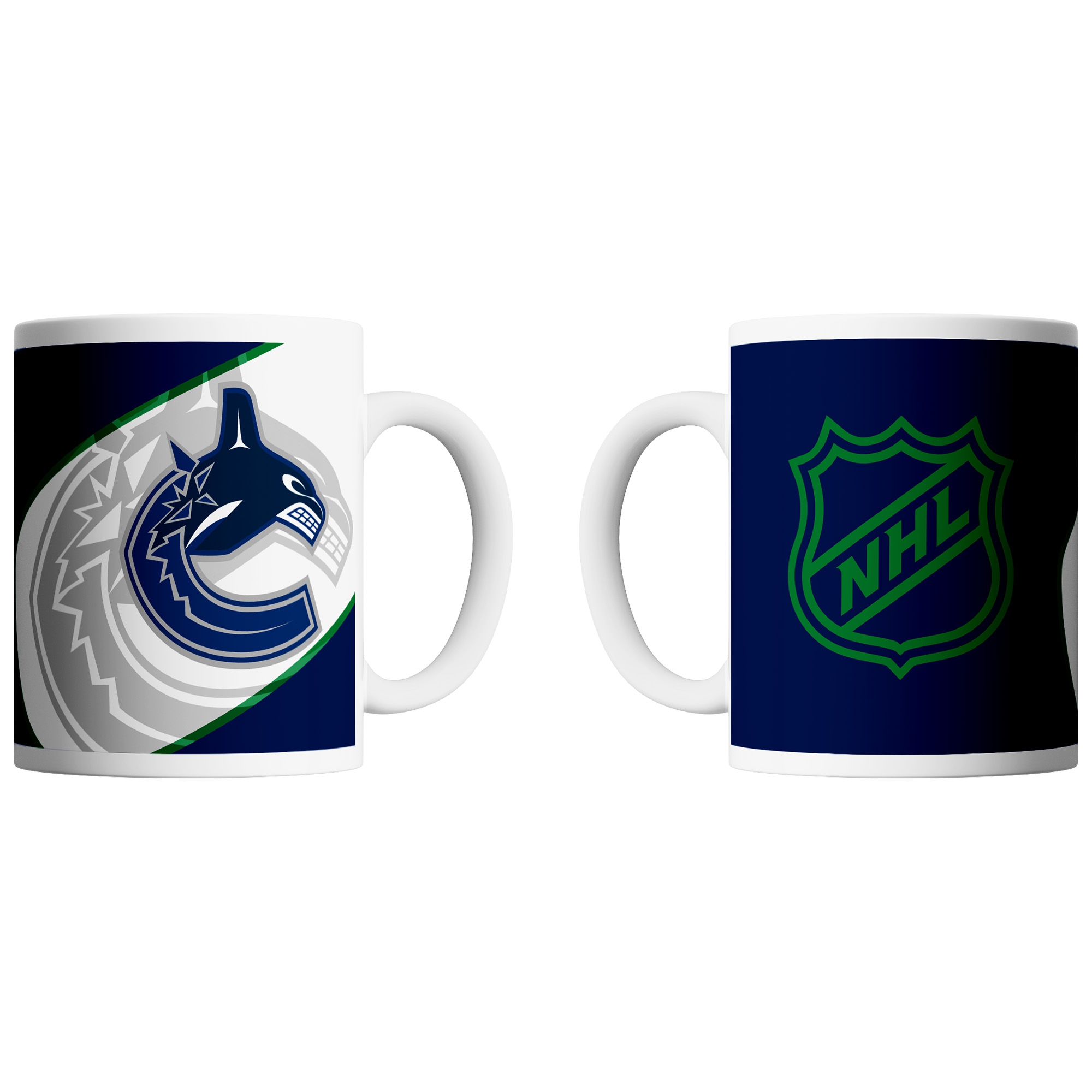 Vancouver Canucks Shadow Logo & Shield NHL Mug (330 ml)