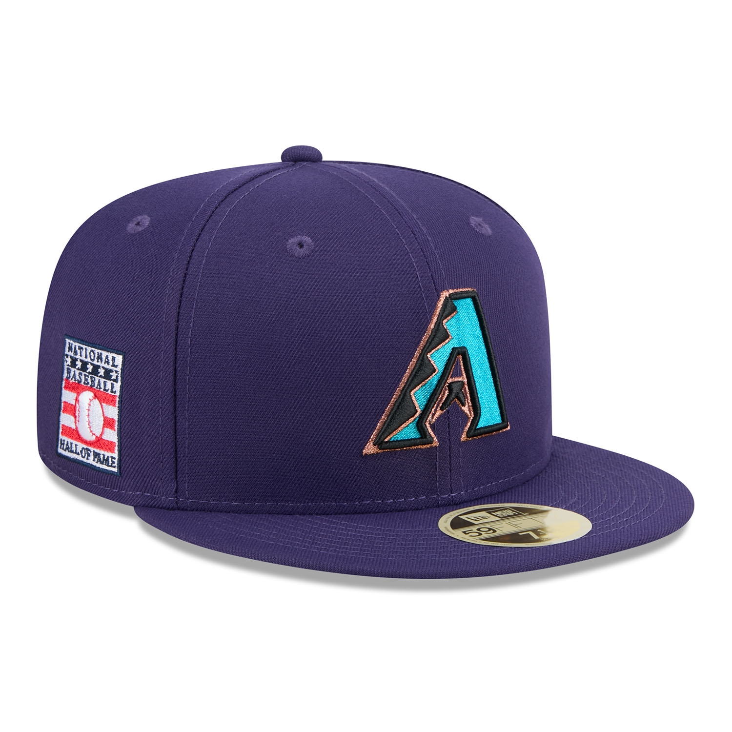 Arizona Diamondbacks 2025 MLB Hall of Fame 59FIFTY Fitted Cap Purple