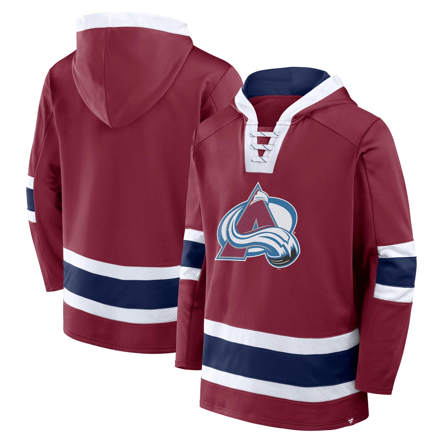 Colorado Avalanche Laced NHL Hoodie Rot
