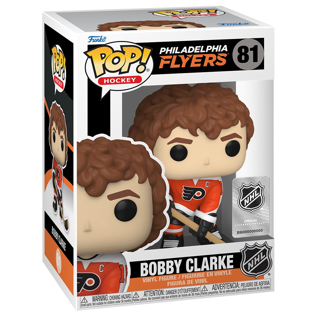 Bobby Clarke Philadelphia Flyers #81 Funko POP! Vinyl NHL Figur