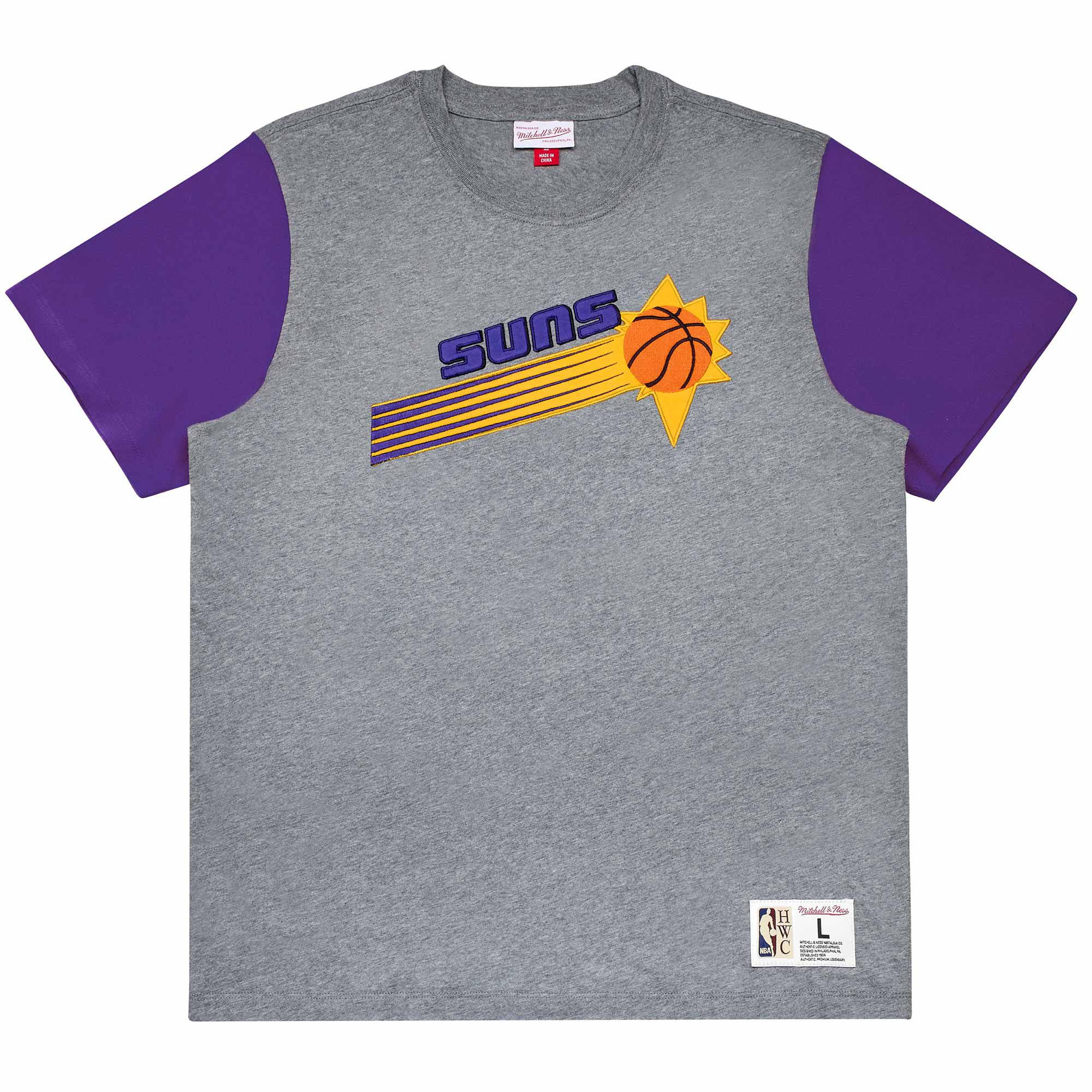 Phoenix Suns Mitchell & Ness Color Blocked Classic NBA T-Shirt