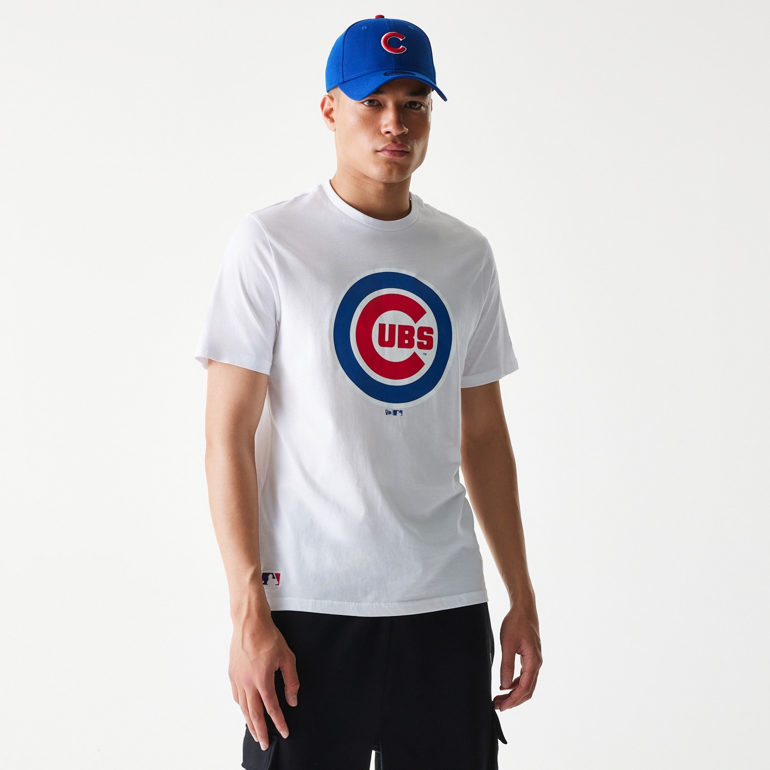 Chicago Cubs Team Logo New Era MLB T-Shirt White