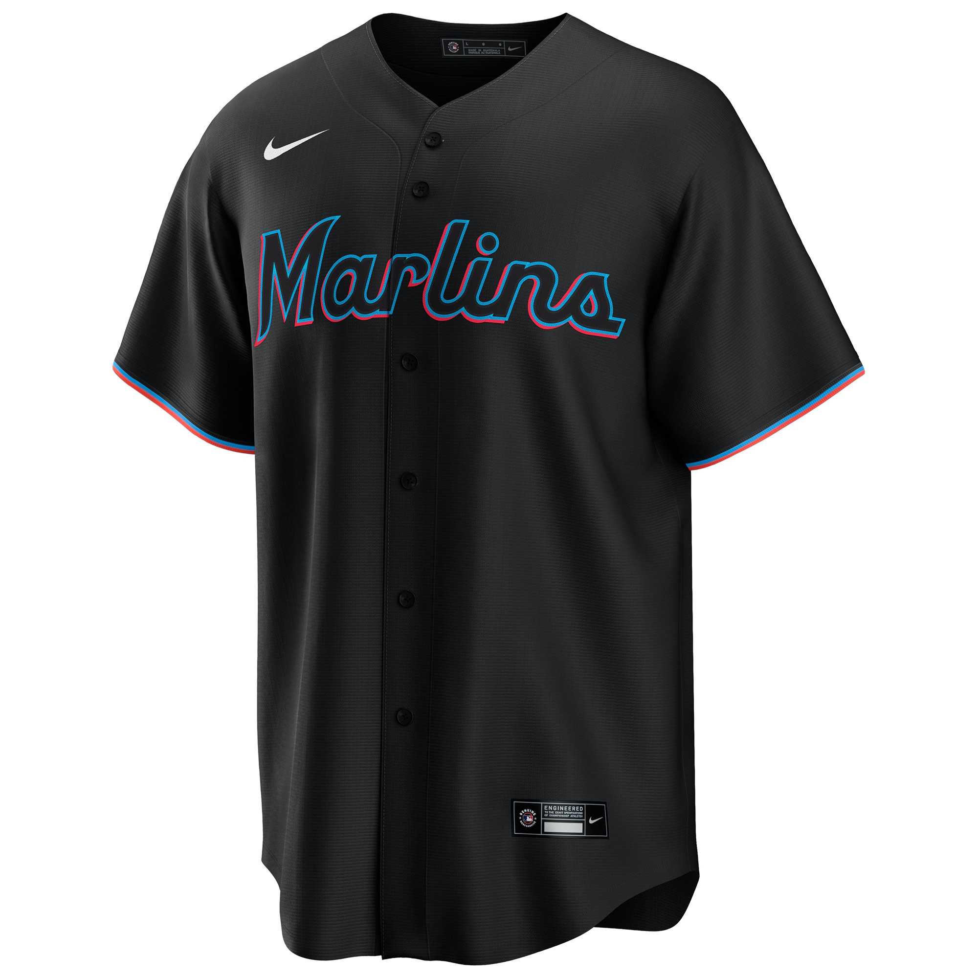 Miami Marlins Nike MLB Alternate Jersey Black