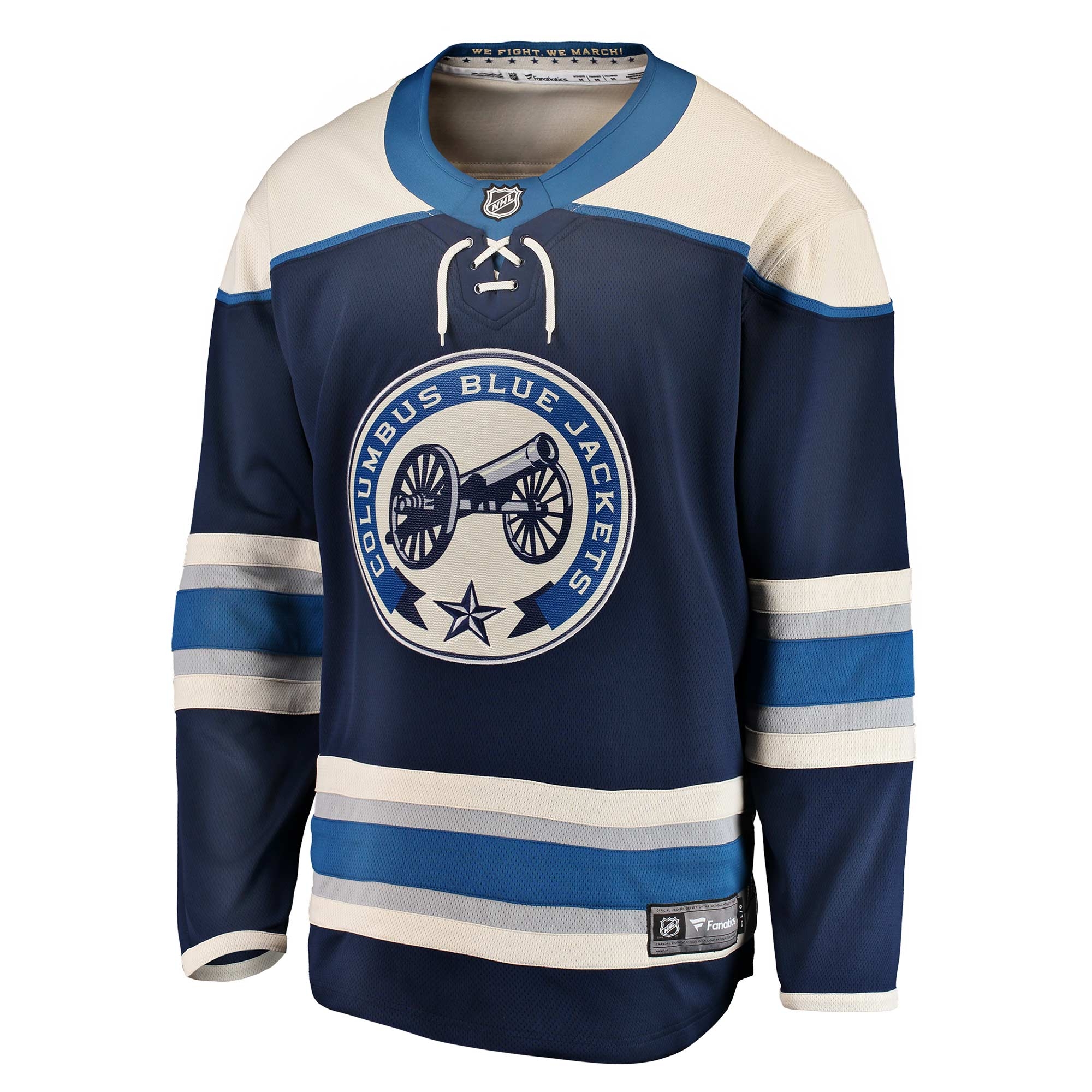 Columbus Blue Jackets Fanatics Breakaway NHL Trikot Alternate Navy