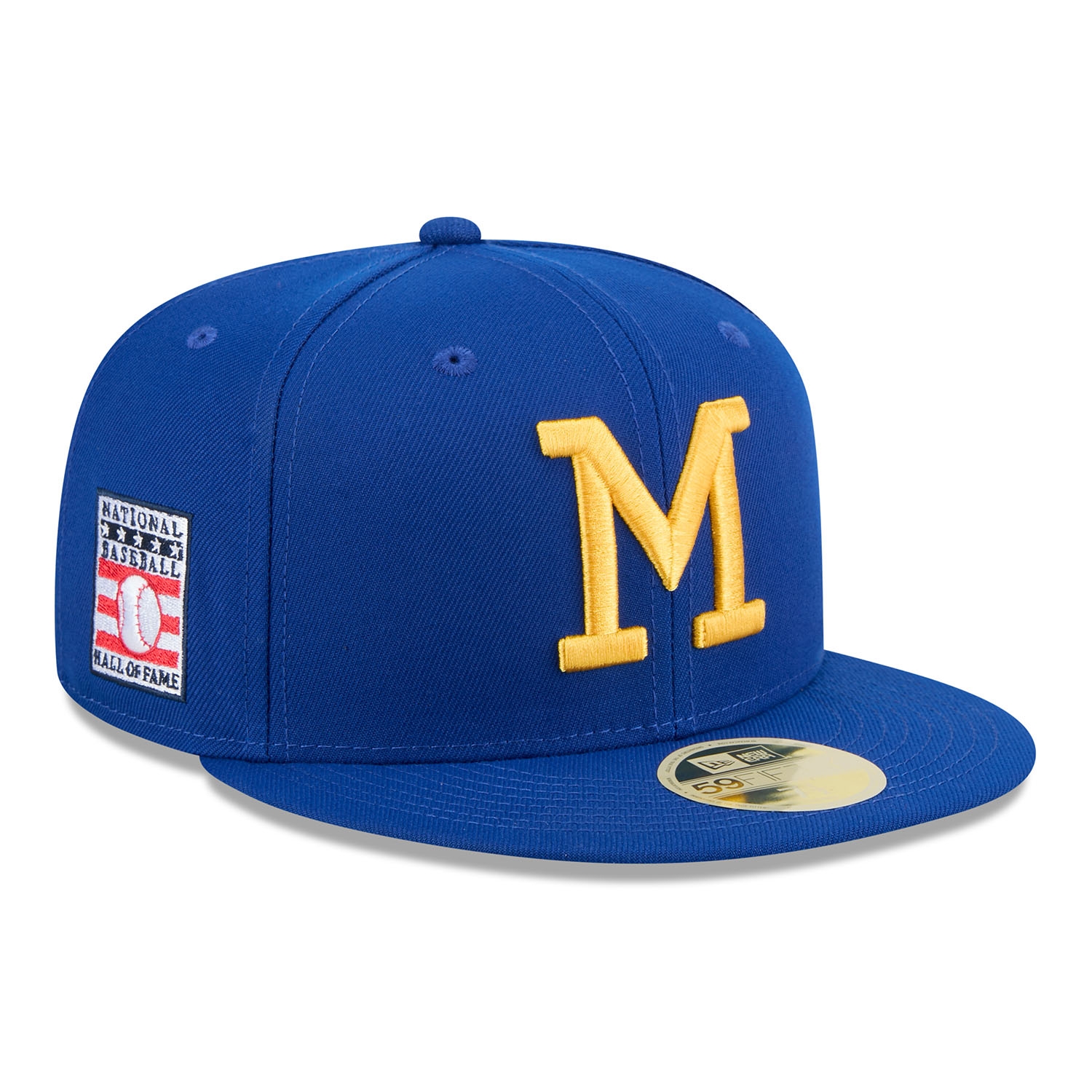 Milwaukee Brewers 2025 MLB Hall of Fame 59FIFTY Fitted Cap Blau