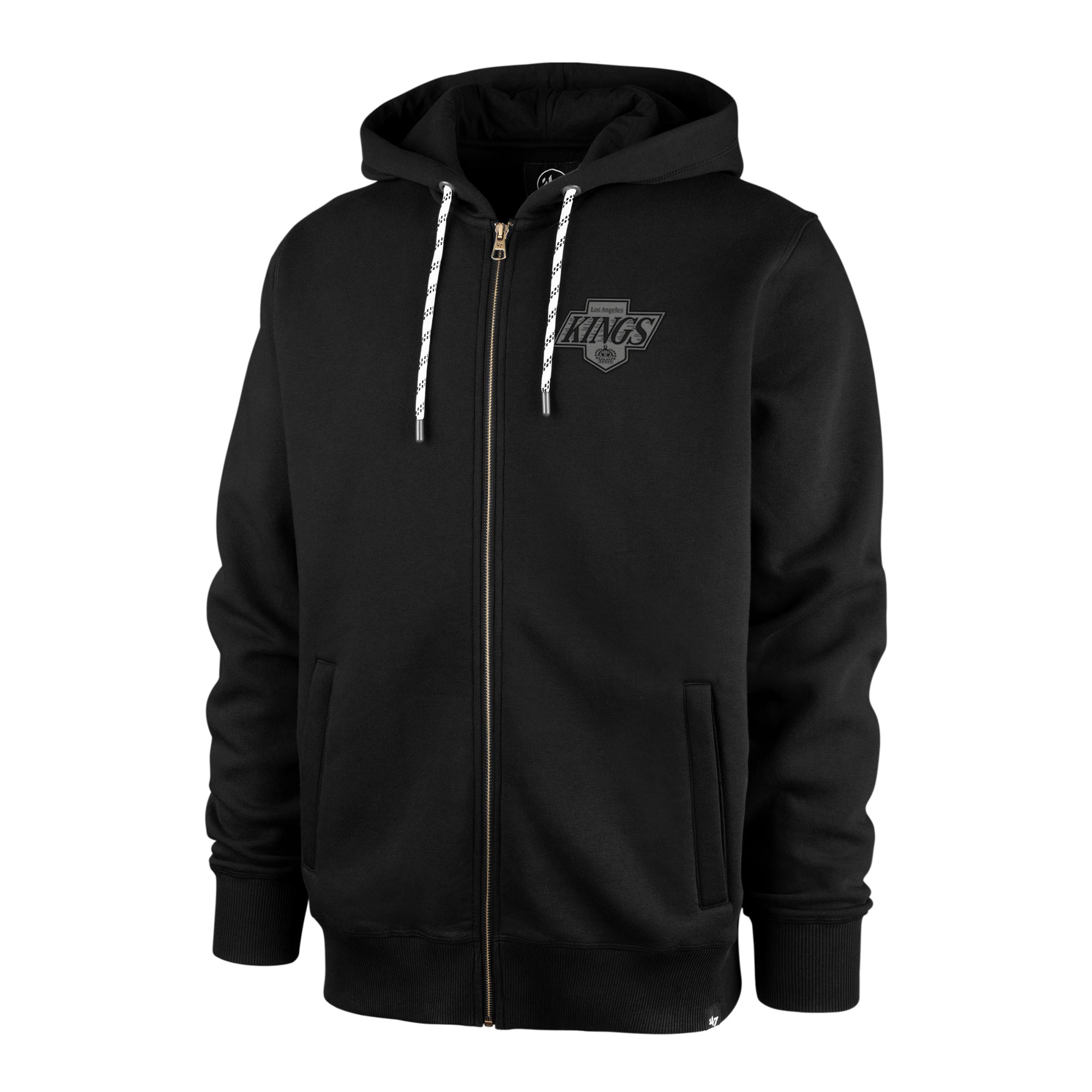 Los Angeles Kings Vintage Back Check '47 Morris NHL Full-Zip Hoodie