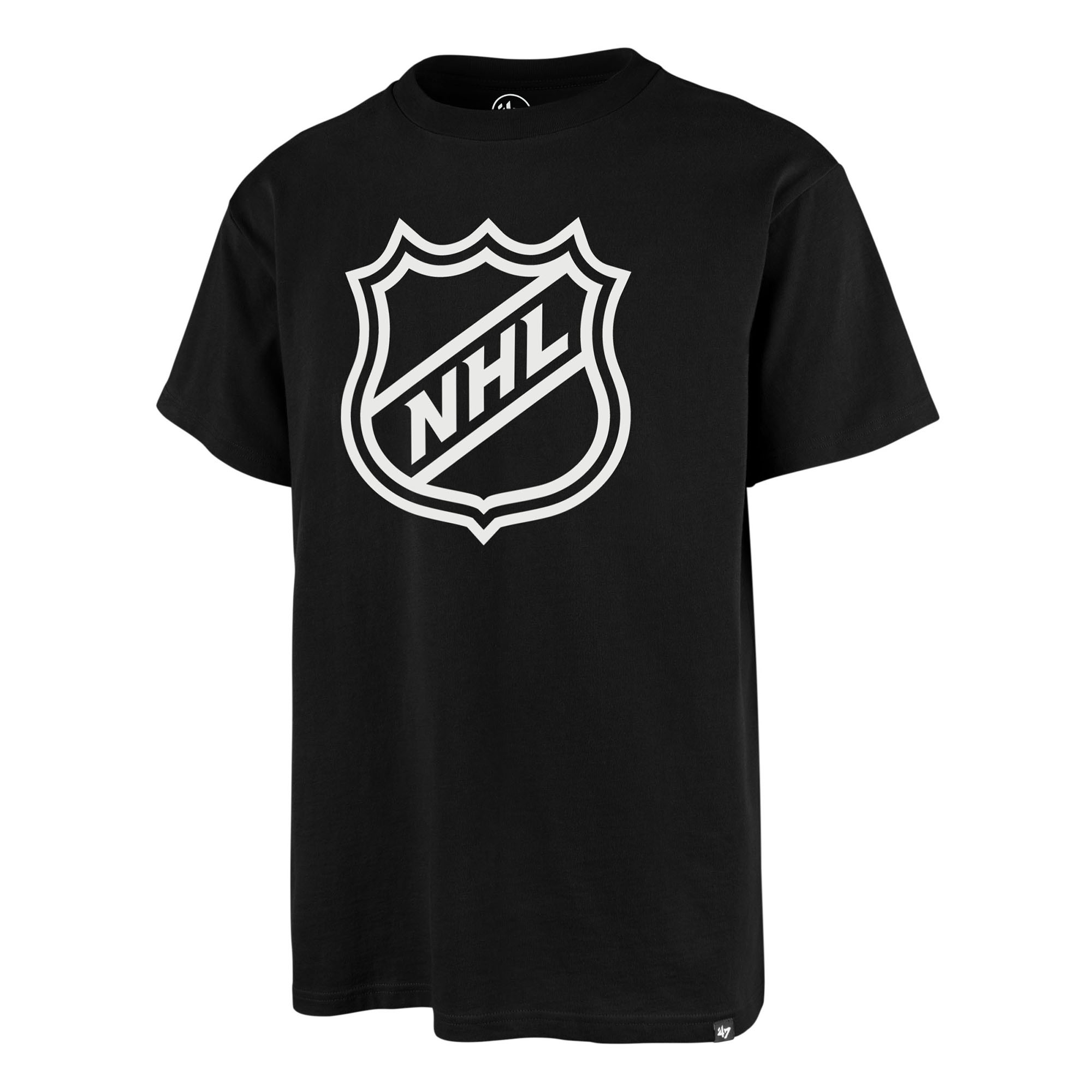 NHL Shield White Logo '47 Echo NHL T-Shirt Black